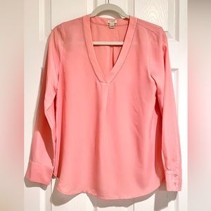 JCrew - Pink Long Sleeve Shirt - Small
